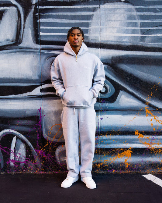 Ravana Luxury Full Gray Fleece Set